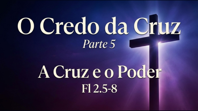 Featured image for The Cross and the Power, based on Philippians 2:5–8.