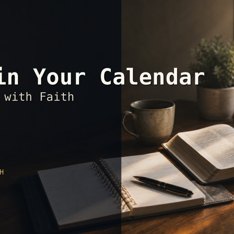 Featured image for God in Your Calendar: Planning with Faith or Planning Without God.