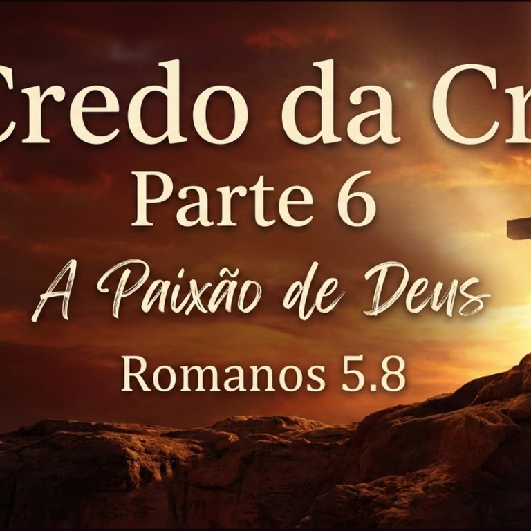 Featured image for God’s Passion, based on Romans 5:8.