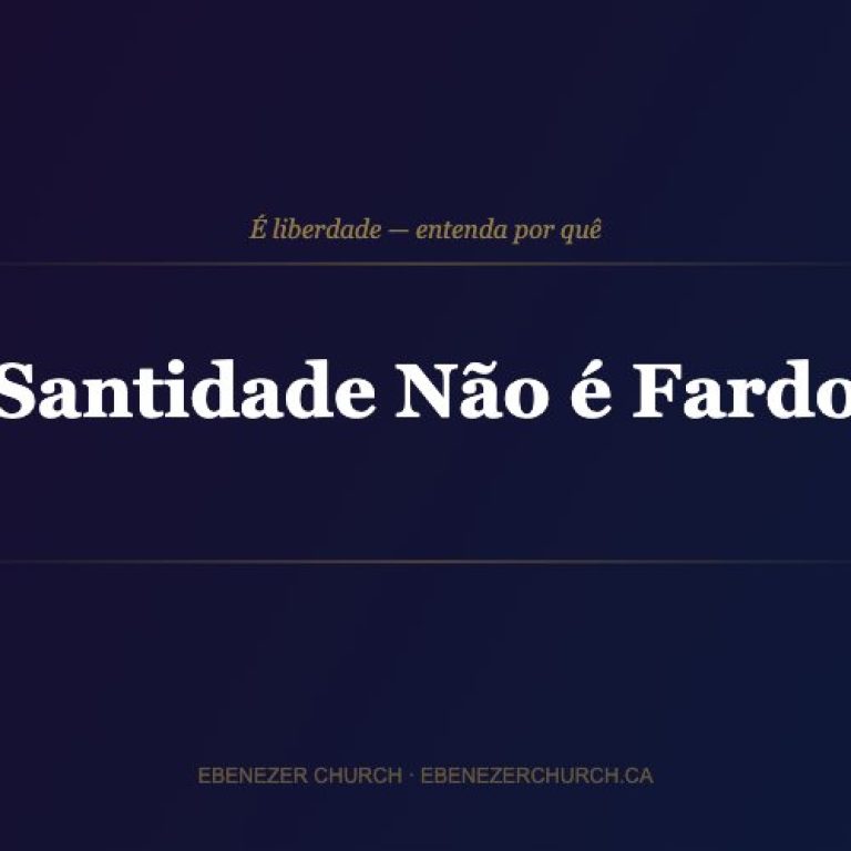 santidade-nao-e-fardo