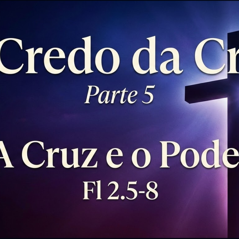 Featured image for The Cross and the Power, based on Philippians 2:5–8.